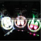 Multi-color Unisex Women Men Silicone Elastic Lighting Shoe Laces Running Walking Sneakers Shoelaces thumbnail-5