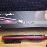 Top Sale Cheap Price Rotating Ceramic Hair Straightener Brush thumbnail-2