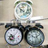 Wholesale Twin Bell Green Alarm Clock/Battery Operated/ Loud Alarm Clock thumbnail-6