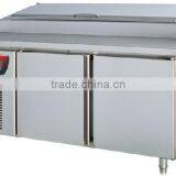Deluxe Pizza Prep Table, 2-door