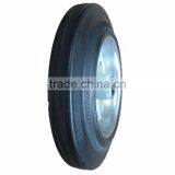 8 Inch 8x2 Roller Bearing Solid Rubber Wheel for Hand Trucks, Tool Carts thumbnail-1