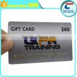 Full Color Printed Gold Embossed Plastic PVC Gift Card thumbnail-1