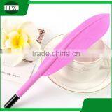 Promotional Wholesale Cheap Funny School Office Stationery Mini Plastic Feather Roller Ball Point Pen thumbnail-5