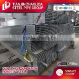 dia 21.3 - 609.6 mm hot rolled pre galvanized steel square tube made in Tianjin China