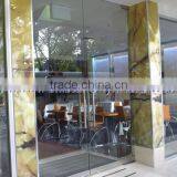 EXCLUSIVE MARBLE GREEN ONYX COLUMNS PILLARS CARVED TOP thumbnail-5