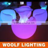 Modern Hotel Nightclub Bar Illuminated LED Sofa thumbnail-3
