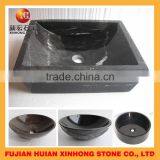 Oval Shape Nature Stone Basin With Polished Inside thumbnail-3