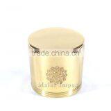 Golden Silver Hammered Brass Candle Jar thumbnail-4
