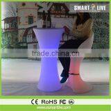 Waterproof Plastic Battery Rechargeable Lighted LED high bar cocktail table