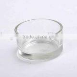 Clear Glass Candle Holder thumbnail-2
