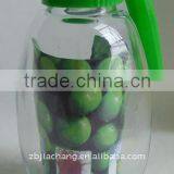 Square Glass Beverage Jar With Plastic Lid thumbnail-1