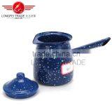 Blue Color Japanese/arabic Porcelain Coffee Set With Handle thumbnail-3