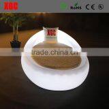 Modern Led Lighting Leather Bed/Luxury Bedroom Set LED Light Round Shape Bed thumbnail-1