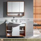 Waterproof Wooden Bathroom Vanity Cabinets thumbnail-1