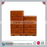 Borwn Painted Paulownia Wooden Cabinet Furniture thumbnail-1