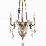 New Arrival Classic European Baroque Style Antique Golden Brass Pendant Light, Chandelier for Bedroom BF12-05254h thumbnail-2