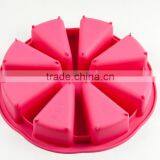 11199 Food Grade Triangle Shaped Silicone Sandwich Mould / Silicone Cake Molds thumbnail-3