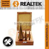 3PCS Step Drill Bit Set