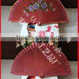 High Quality Spanish Wood Fabric Fan thumbnail-1