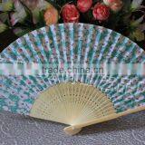Beautiful Fabric Bamboo Fan for Ladies thumbnail-3