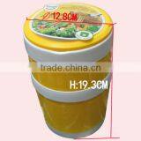 Plastic Two Layers Korean Lunch Box thumbnail-2