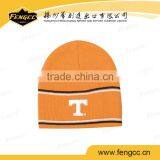 Jacquard Customized Football Team Embroidery Logo Knitted Hat thumbnail-4