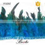 2016 New Style Turquoise Rooster Feather Trim for Sale thumbnail-1