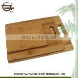 Wholesale Various Size Eco-friendly Square Bamboo Meat Bamboo Cutting Board thumbnail-1