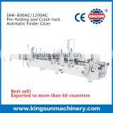 China alibaba express high Speed Bottom-lock Carton Automatic Folder Gluer machine