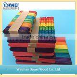 Factory Price Wood Popsicle Sticks Ice Cream Sticks Colored