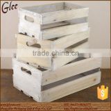 High Quality Antique Wooden Fruit Vegetable Crate