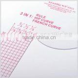 Kearing Brand Hip Curve 3 in 1 Ruler Armhole&hip Curve Ruler,fashion Design Ruler#6503 thumbnail-5