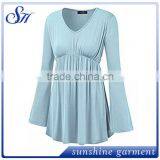 New Casual Design Blouses Wholesale Fashion Style Curve Bottom thumbnail-1