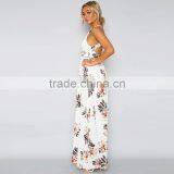 Maxnegio Floral Print Summer Women's Thailand Wholesale High Slit Dress thumbnail-2