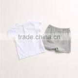 New Style Custom Print Tie Two Piece t Shirts for Baby Print Yourself Logo thumbnail-3