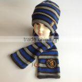 Acrylic and Polyester Soft & Warm Lovely Boy's Fashion Kids Knit Hats Factory thumbnail-6