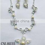 FASHION JEWELRY SET, PEARL JEWELRY SET, PEARL NECKLACE SETS thumbnail-1