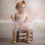 2017 Summer High Quality Baby Clothes Romper With Tulle thumbnail-1