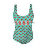 OEM Sublimation Printed One Piece Brazilian Women Swimwear thumbnail-2