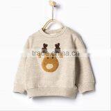 Custom Wholesale Kids Autumn Boys Clothes and Long Sleeve Cotton Children Hoodies Without Hood thumbnail-4