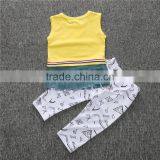 S17551A Wholesale Children Boutique Clothes Baby Girls Summer Fashion Clothing Sets thumbnail-5