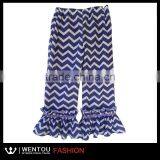 Hot Sale Chevron Girls Ruffle Pants thumbnail-2