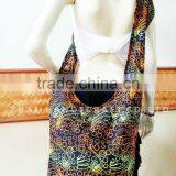 Thai Large Cotton Shoulder Hippie Boho Hobo Sling Crossbody Yaam thumbnail-1