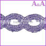 High Elastic Orange Chemical Lace Designs Customize For Cotton Sarees thumbnail-6