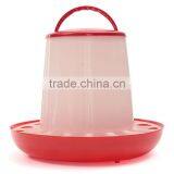 Hot Sale Plastic 169.518.5cm 1.5kg White+Red Plastic Feeder Baby Chicken Chicks Hen Poultry Feeder Lid Handle thumbnail-2