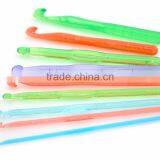 Charmkey Fresh Colorful Needlework Plastic Knitting Set 9pcs Corchet Hook Set Price Cheap thumbnail-3