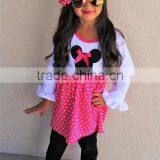 Trendy Girls Embroidery Polka Dots Boutique Kids Wholesale Clothes thumbnail-1
