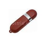 Personalized Leather USB Flash Drive 16GB With Plug And Play Function