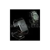 Acrylic watch display stand with a C ring insert the base,watch display