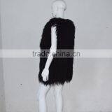SJ036-01 2017 New Fashion Hipe Length Real Fur Vest for Girl or Women thumbnail-5